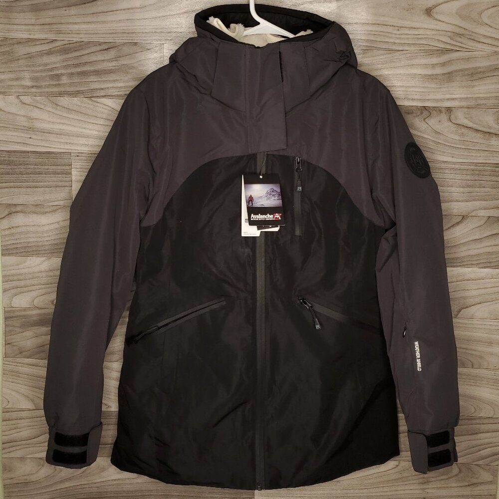 NEW Avalanche Women's Medium Weather Shield Black Hooded  3 in 1 Jacket Coat NWT